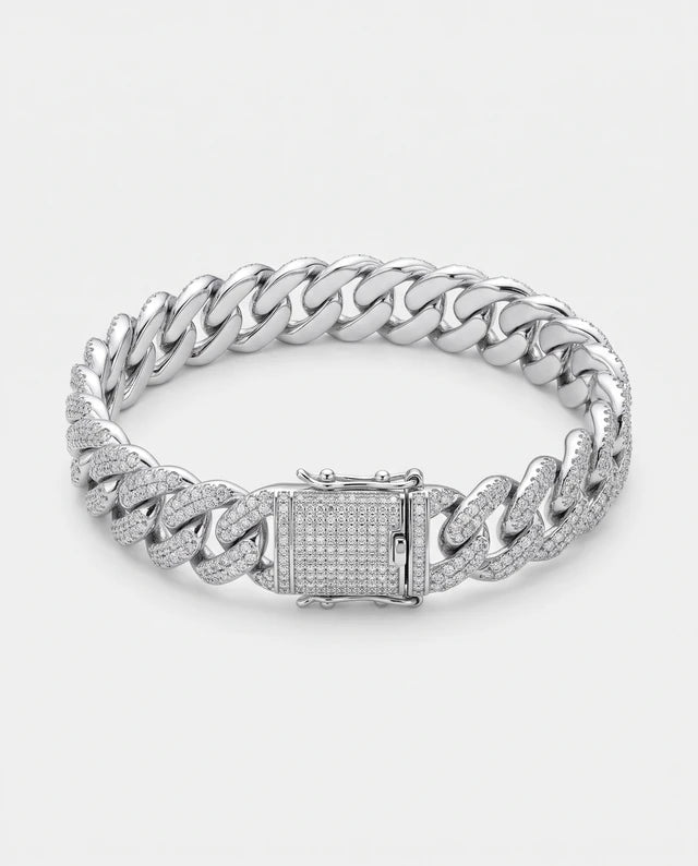 Frost Asia cuban bracelet — generated product visualization on off-white